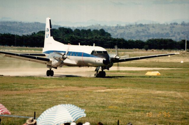 — — - Royal Australian Air Force HS748 arriving at Skyrace.