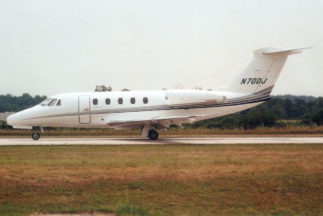 Cessna Citation III (N70DJ) - Seen here in May-00.br /br /Reregistered N143PL 1-Mar-05,br /then N72EP 22-Mar-08.br /Damaged beyond repair 2-Mar-12 in hangar collapse at KPUJ.