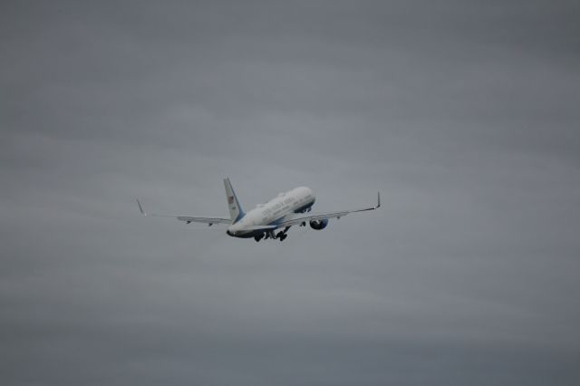 Boeing 757-200 (09-0015) - President Trump departing onboard Air Force One after visiting Kenosha, Wisconsin.