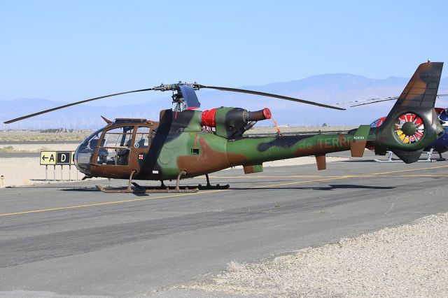 N341SH — - AEROSPATIALE GAZELLE SA341F2 former French Army taken at the Los Angeles County Air Show on March 22, 2014.