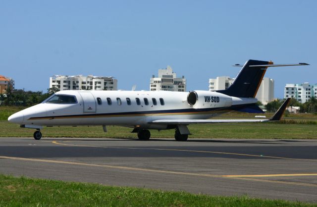 Learjet 45 (VH-SQD) - 28th March 2005