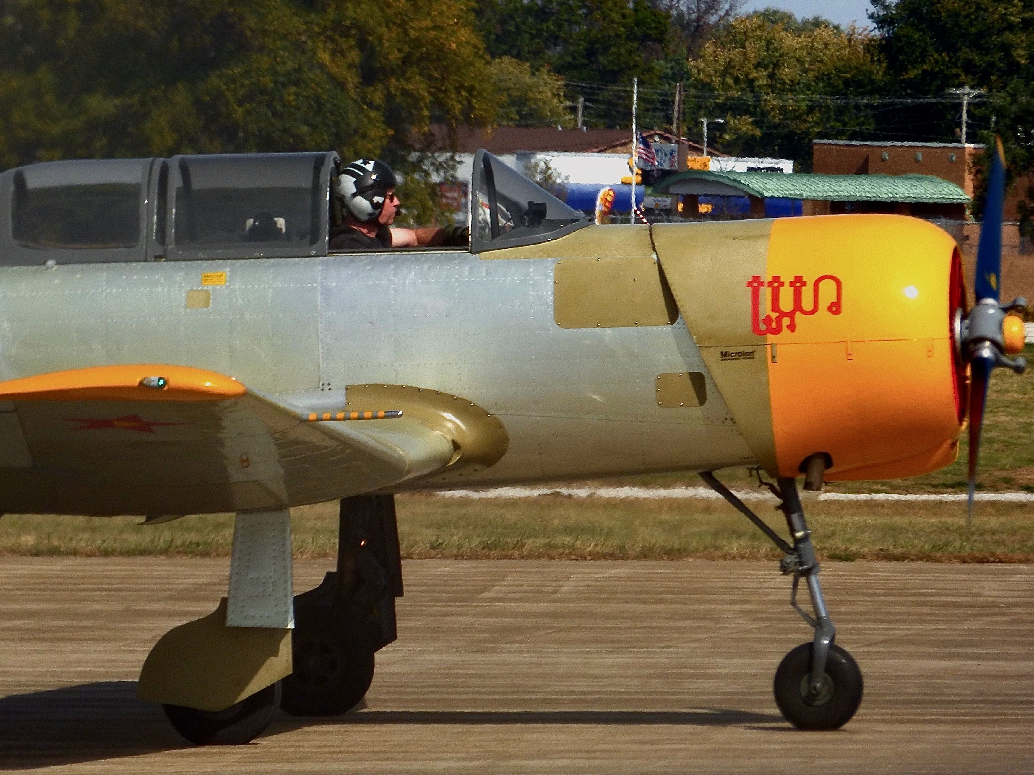 NANCHANG PT-6 (N75483) - Nanchang CJ-6 taxiing out at St Louis Regional Airport