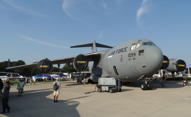 Boeing Globemaster III (02-1099) - C17 at Boeing Plaza, OSH