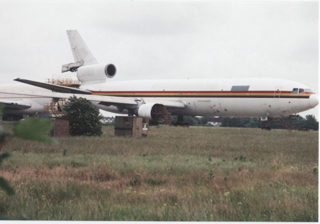 McDonnell Douglas DC-10 (5X-JOE) - Das Cargo airline (African) being Scrapped at Manston Kent UK DC-10F super 90.