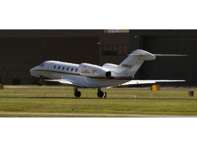 Cessna Citation X (N986QS) - The fastest business jet in the market. Powerful take off RW34.