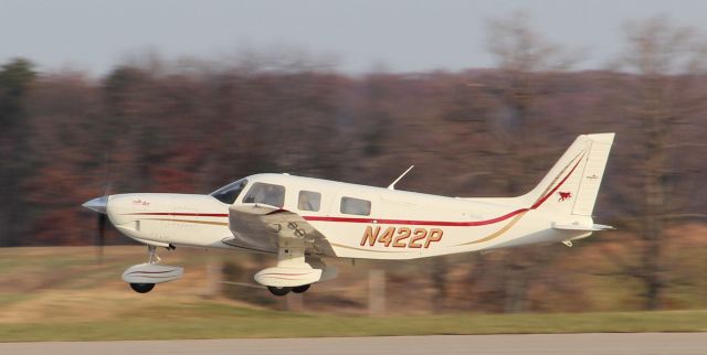 Piper Saratoga (N422P) - Departing RWY 27 Nov 2012...