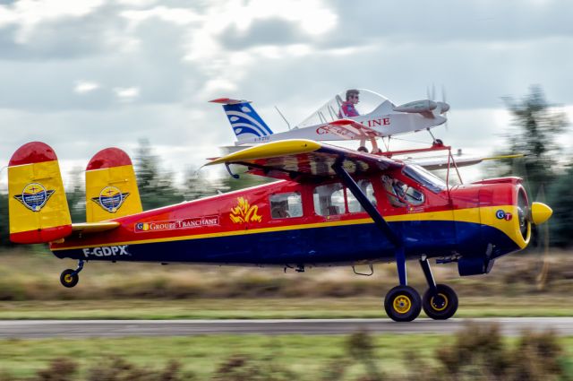 F-GDPX — - Max Holste MH-1521C-1  + Colombian MC-15 Cri - cri , Sanicole Airshow 2015