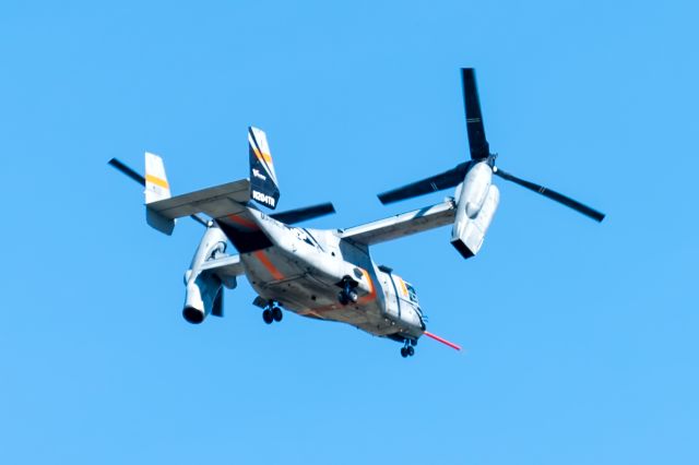 Bell V-22 Osprey (N204TR) - The left and right engine nacelles and exhaust are different