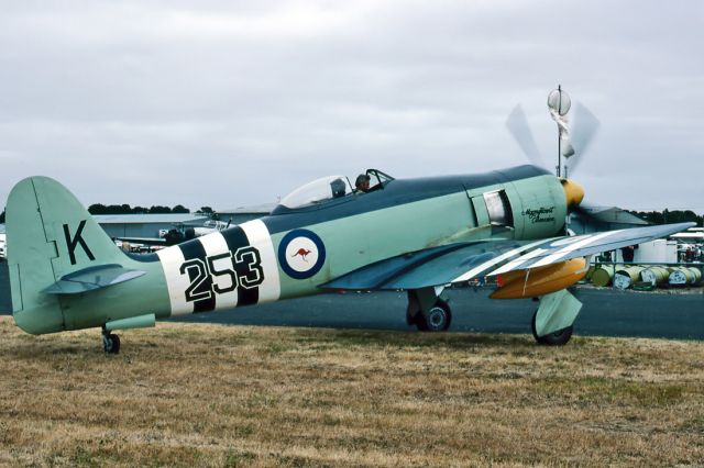 VH-HFA — - HAWKER SEA FURY FB10 - REG : VH-HFA / K253 (CN 37703) - BALLARAT VIC. AUSTRALIA - YBLT 17/2/1086