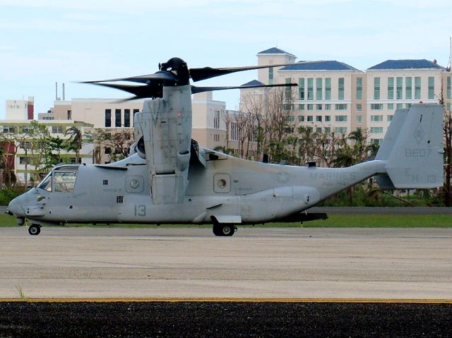 Bell V-22 Osprey (16-8607) - Part of the humanitarian mission to the island!