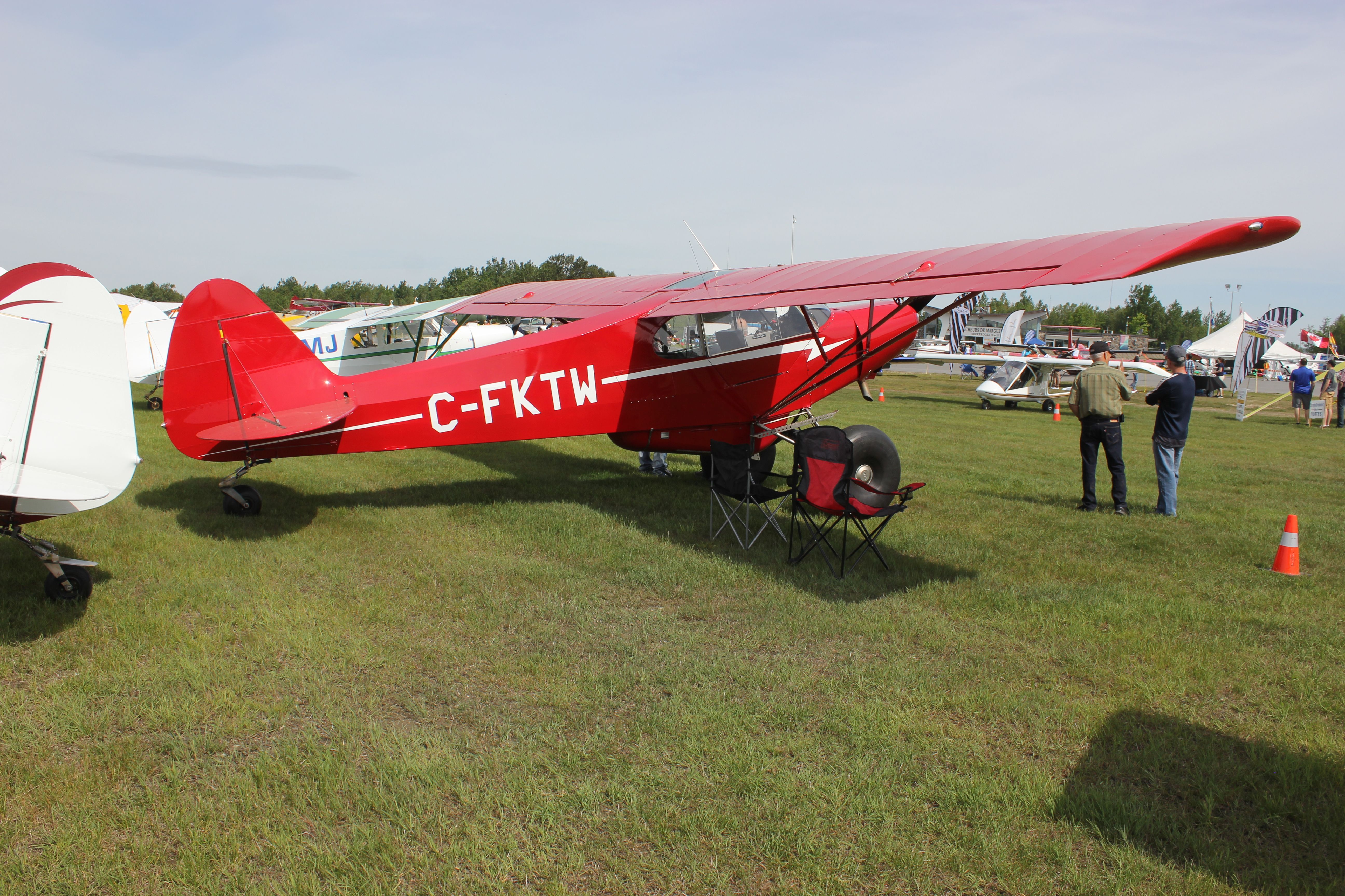 Beechcraft Sundowner (C-FKTW) - C-FKTW Piper PA-18-A 150 RVA Aéroport de Sherbrooke QC.CYSC 16-86-2018.