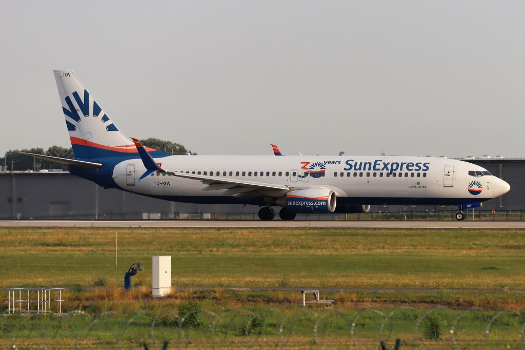 Boeing 737-800 (TC-SOV) - Photo taken on August 5, 2021.