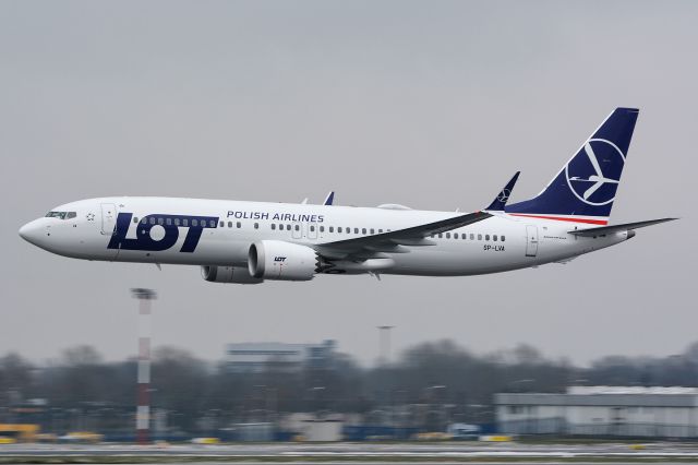 Boeing 737 MAX 8 (SP-LVA) - Delivery of first B737 MAX 8 for LOT Airlines