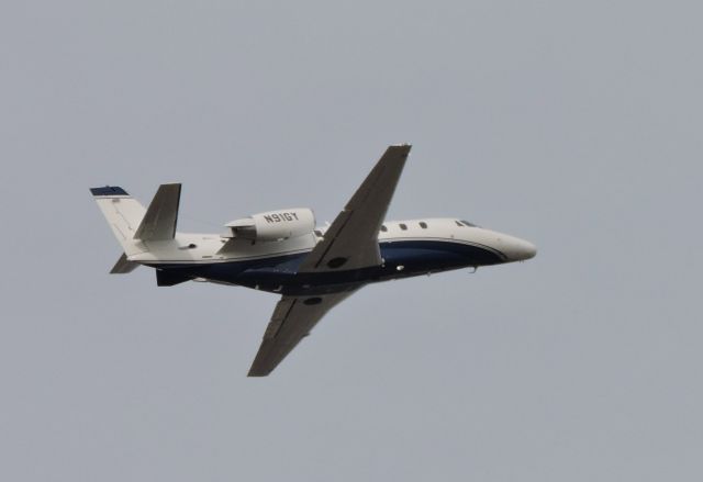 Cessna Citation V (N91GY) - Shown here departing to the north is this Citation 560 in the Winter of 2016.
