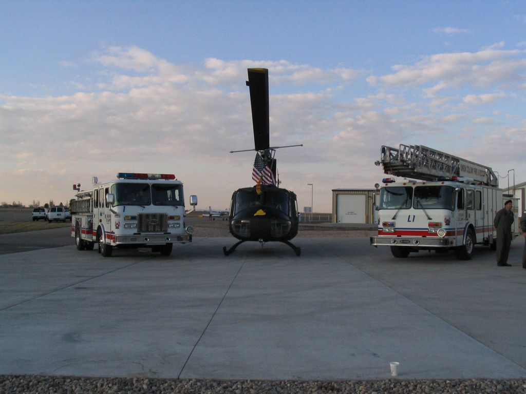 Bell UH-1V Iroquois (N565TX) - Stopped by KGXY on its final trip before going to the Smithsonian Museum. Feb 04