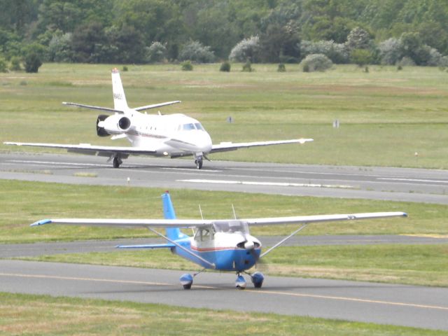 Cessna Citation Excel/XLS (N648QS) - N648QS landing at KBLM from KILM.