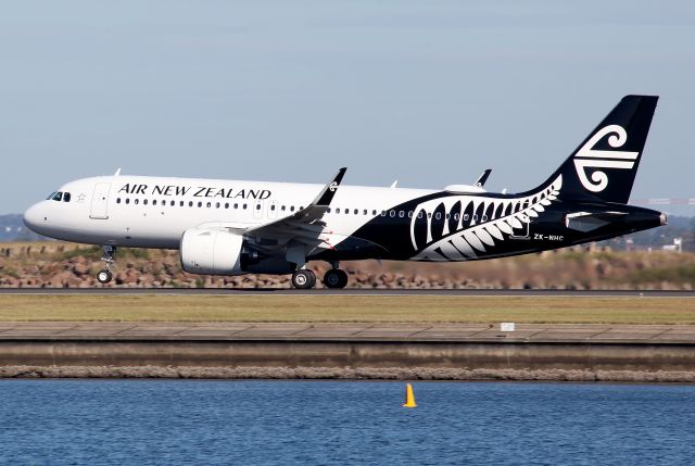 ZK-NHC — - Lifting Off from Rwy 16L-2nd visit to Sydney