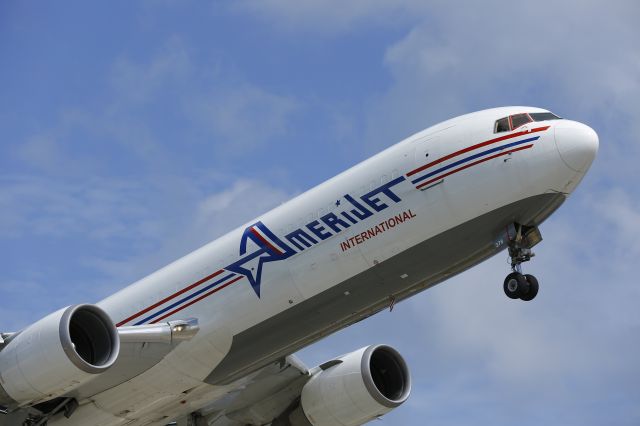 BOEING 767-300 (N378CX) - Amerijet N378CX departing 