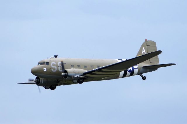 Douglas DC-3 (N147DC) - Duxford Flying Legends Air Show, July 13, 2019.