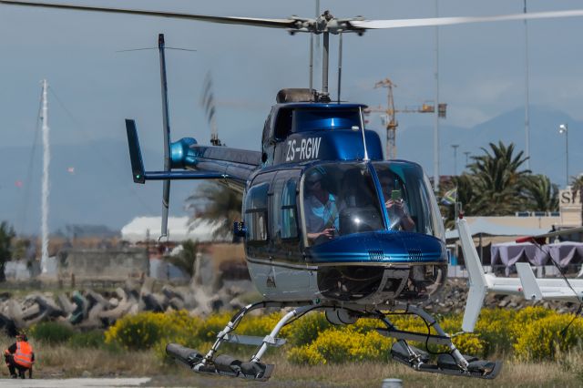 Bell JetRanger (ZS-RGW) - V&A Waterfront Cape Town heli-pad