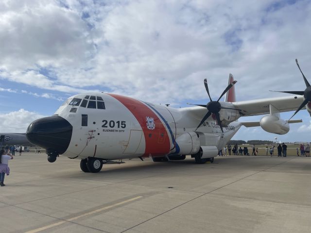 Lockheed C-130 Hercules (N2015) - USCG C130 2015 @KECG ramp.