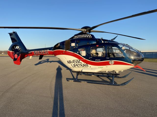 Eurocopter EC-635 (N885AE) - Landed in this spot with PHI N383PH when Santa Claus came to the airport!