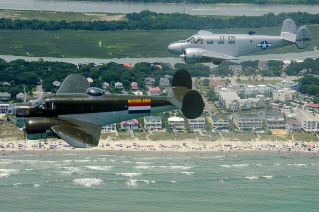 — — - Taken from NA SNJ-6 Texan during South Carolina Salute from the Shore V on 04 July 2014, honoring Veterans who have served / are serving in U.S. Armed Forces