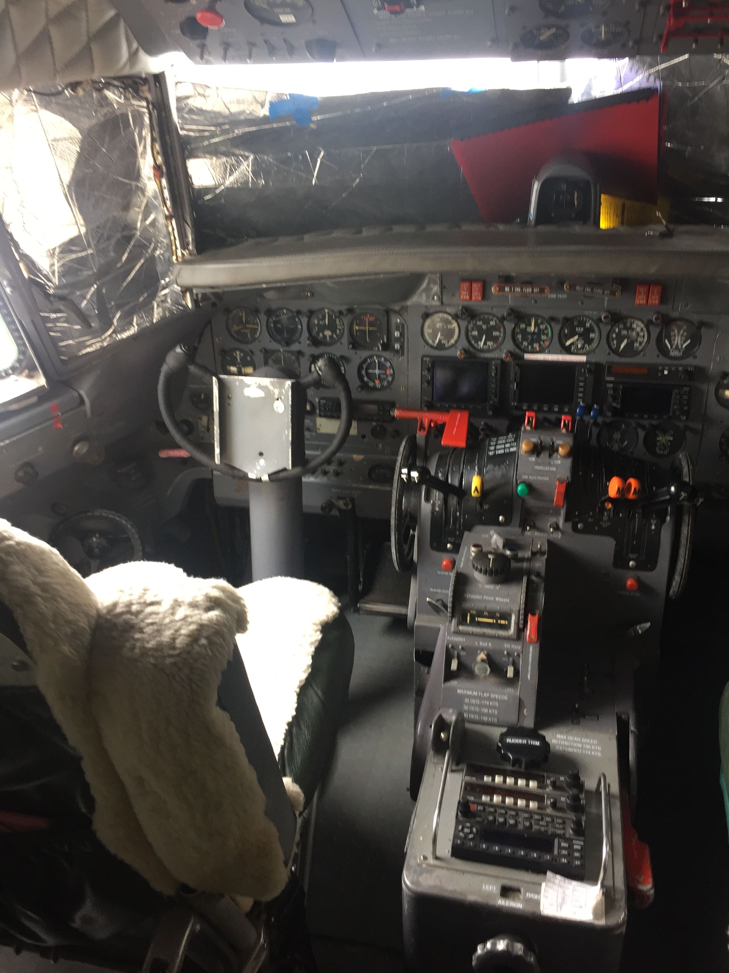 CONVAIR CV-340 Convairliner (VH-TAA) - Convair 440 flight deck now a part of HARS Museum at  Wollongong.