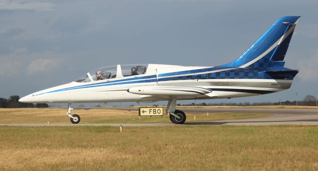 Aero L-39 Albatros (N368LA) - An Aero Vodochody L-39C Albatros taxiing after landing at H.L. Sonny Callahan Airport, Fairhope, AL, during the Classic Jet Aircraft Association 2019 Presidential Fly-In and Convention - March 2, 2019.