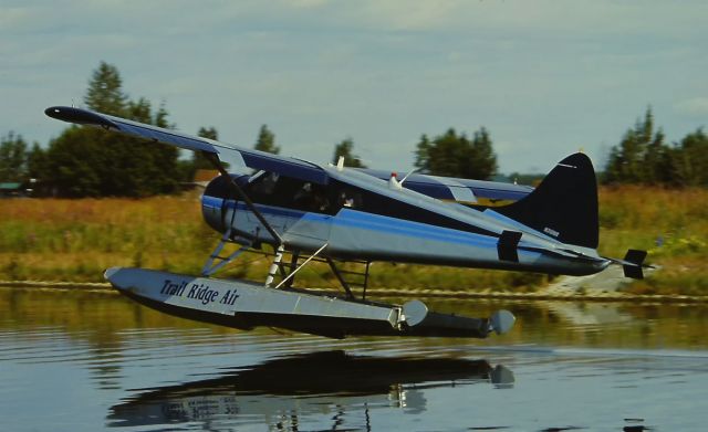 De Havilland Canada DHC-2 Mk1 Beaver (N310NR) - Landing at Lake Hood Seaplane Base at ANC 7-28-2003