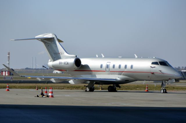 Canadair Challenger 350 (9H-VCA) - Parked in the south