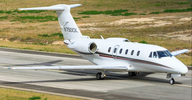 Cessna Citation III (N750CK) - Private N750CK taxing for take off from TNCM to TJSJ on 25/07/2018