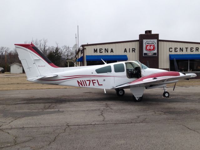 Beechcraft 55 Baron (N117FL) - First flight after getting the Colemill Baron painted!