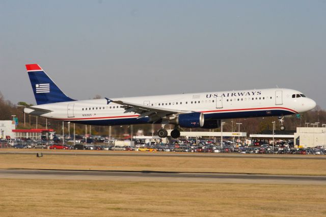 Airbus A321 (AWE1753) - "Cactus" 1753 arrives 18C fron LGA