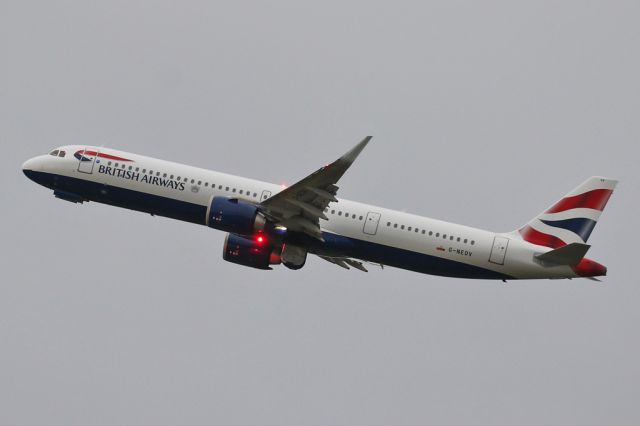 Airbus A321neo (G-NEOV) - BA1399 on the way back to Heathrow