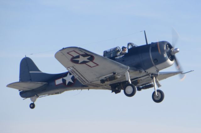 Douglas A-24 Dauntless (N82GA) - American Airpower Heritage Fly Museum Douglas SBD-5 Dauntless 11/9/13