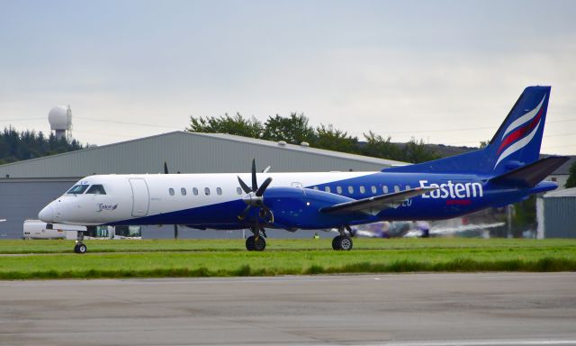 Saab 2000 (G-CFLU) - Eastern Airways Saab 2000 G-CFLU in Aberdeen Dyce Airport