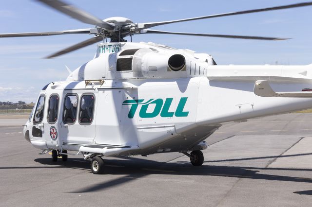 BELL-AGUSTA AB-139 (VH-TJH) - Helicorp (VH-TJH) Leonardo-Finmeccanica AW139 at Wagga Wagga Airport