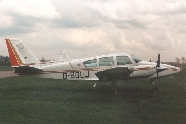 Grumman GA-7 Cougar (G-BOLJ) - Seen here in Apr-89.br /br /Transferred to USA 14-May-96 as N80LJ,br /then reregistered N705GA 17-Oct-09.