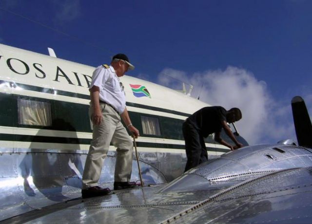 Douglas DC-3 (ZS-CRV) - At Lanseria, South Africa.