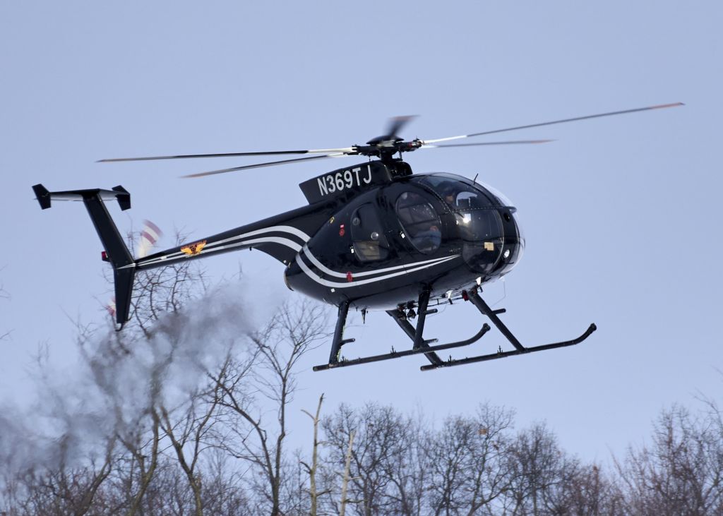 MD Helicopters MD 500 (N369TJ) - Arriving at the ramp