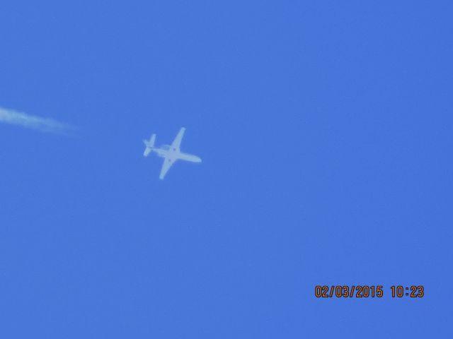 Cessna Citation V (N997EA) - Cessna Citation V from Elliot Field in Dawsonville, GA to Pueblo Colorado over Southeastern Kansas at 40,000 feet.
