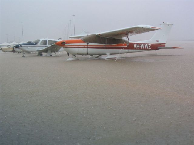 Cessna Cardinal (VH-WWZ) - 25th June 2005 - Gold Coast airport flooding