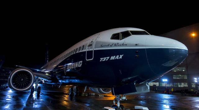 — — - Boeing Debuts First 737 MAX 8