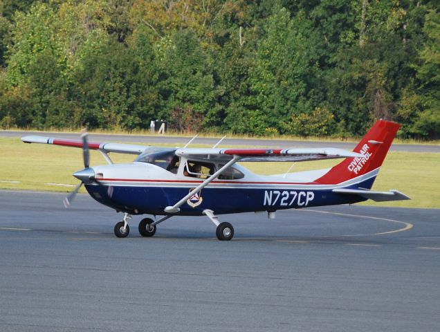 Cessna Skyhawk (N727CP) - CIVIL AIR PATROL taxiing - 9/15/12