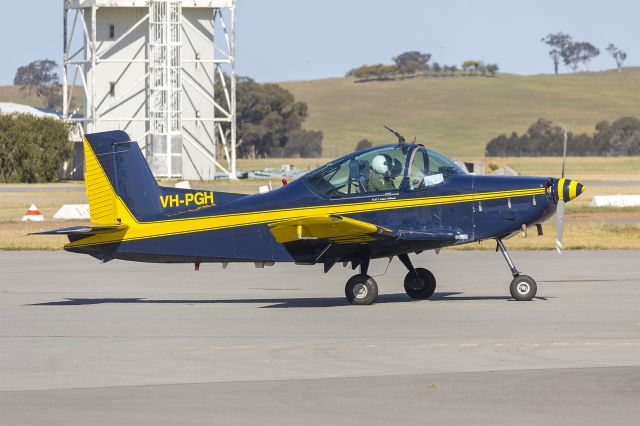 PACIFIC AEROSPACE CT-4 Airtrainer (VH-PGH) - BAE Systems Australia (VH-PGH) New Zealand Aerospace CT-4A Airtrainer taxiing at Wagga Wagga Airport