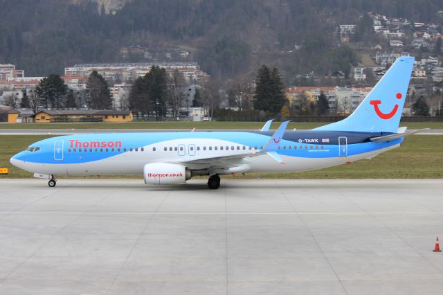 Boeing 737-800 (G-TAWK)