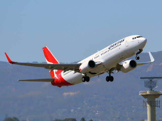 VH-VZV — - Getting airborne off runway 23. Thursday 14th April 2012.