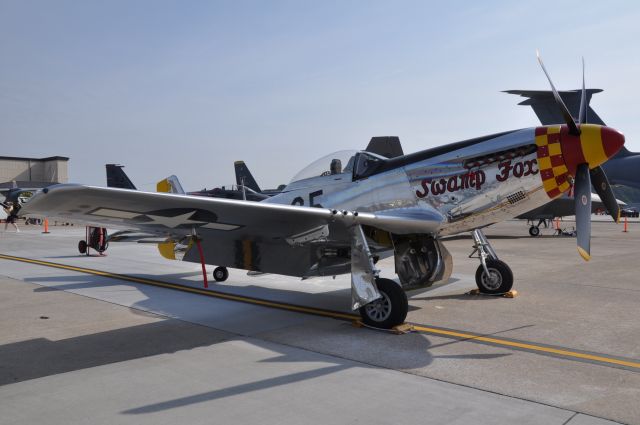 — — - P-51D "Swamp Fox" - Seymour Johnson AFB, May 15, 2015