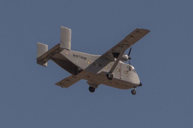 Short Skyvan (N197WW) - Departing Marana Airport